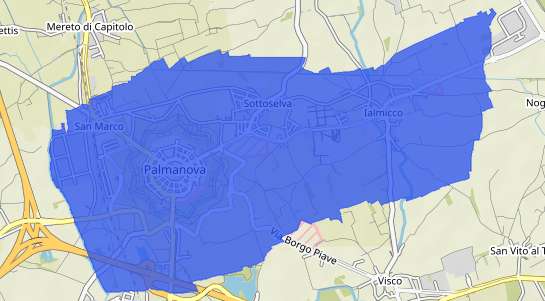 Prezzo degli immobili Palmanova