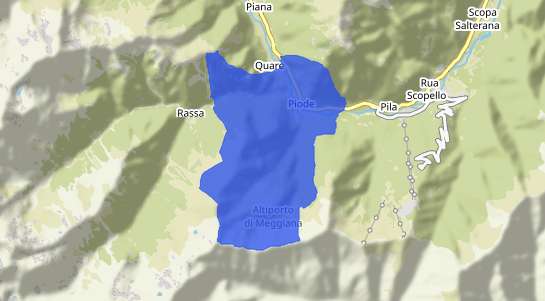 Prezzo degli immobili Piode