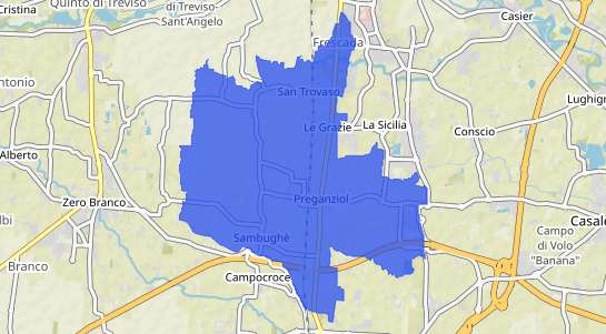 Prezzo degli immobili Preganziol