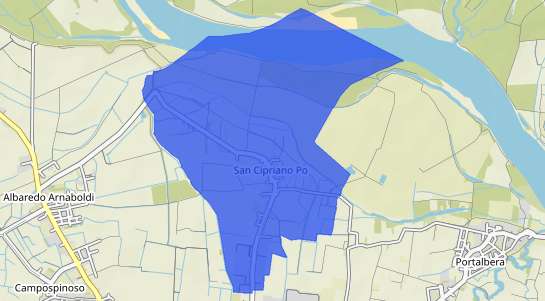 Prezzo degli immobili San Cipriano Po