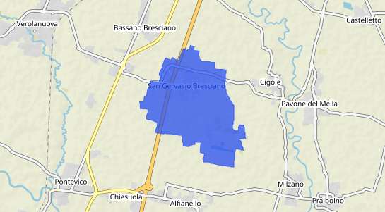Prezzo degli immobili San Gervasio Bresciano