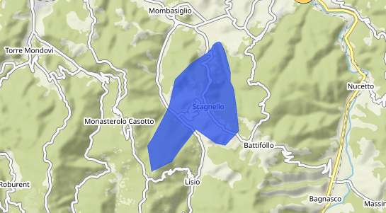 Prezzo degli immobili Scagnello