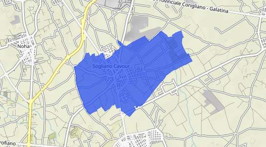 Prezzo degli immobili Sogliano Cavour