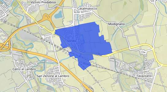 Prezzo degli immobili Sordio