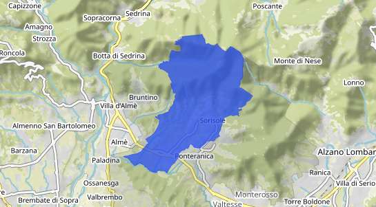 Prezzo degli immobili Sorisole