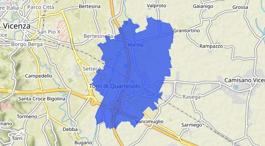 Prezzo degli immobili Torri Di Quartesolo