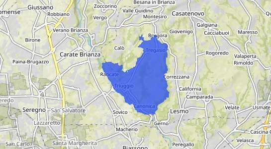 Prezzo degli immobili Triuggio
