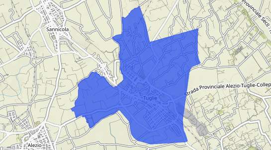 Prezzo degli immobili Tuglie