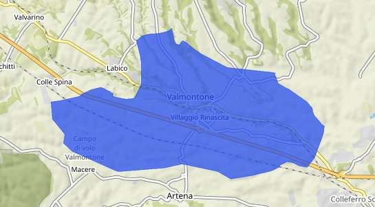 Prezzo degli immobili Valmontone