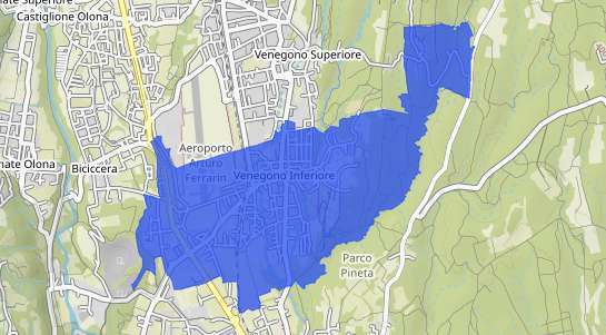 Prezzo degli immobili Venegono Inferiore