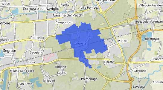 Prezzo degli immobili Vignate