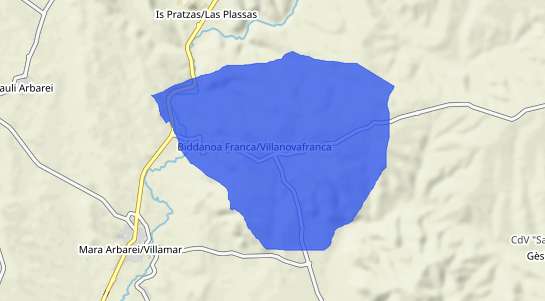 Prezzo degli immobili Villanovafranca