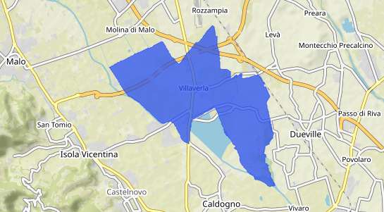 Prezzo degli immobili Villaverla