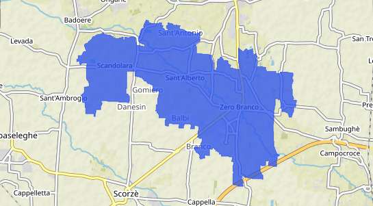 Prezzo degli immobili Zero Branco